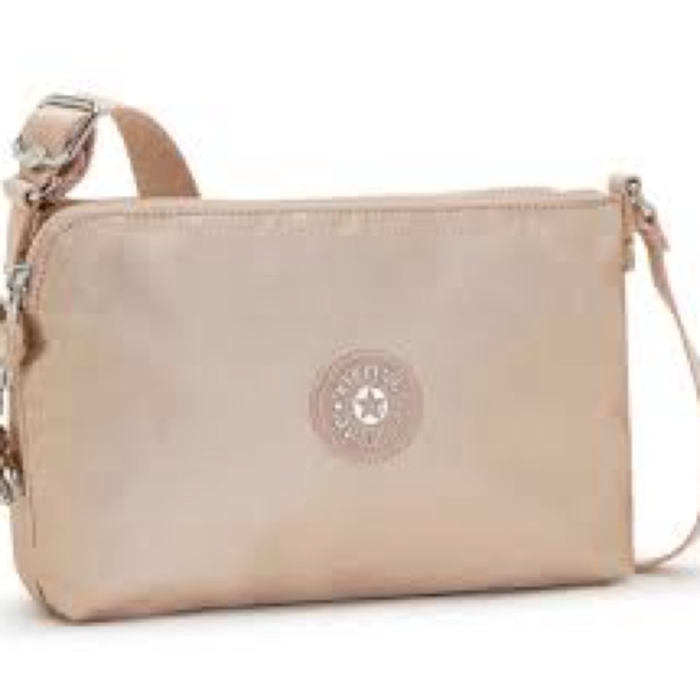 Kipling Pink Crossbody Bag with Adjustable Strap